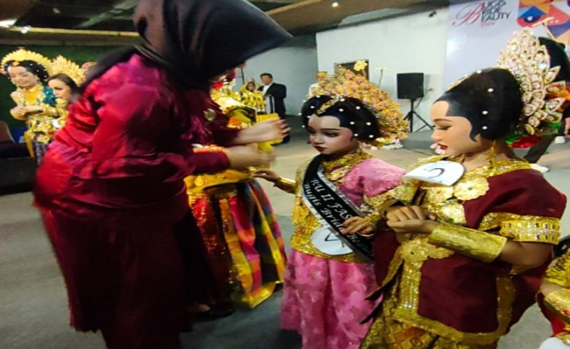 Model Rappang Rezky Rahmadani Juarai Lomba Make-up Bold Wedding 2024 IWO Sidrap