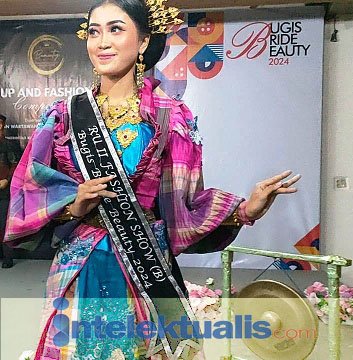 Busana Memukau Anita Pengky di Ajang Bergengsi Bugis Bride Beauty 2024