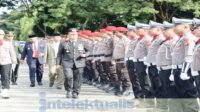 Kapolres Sidrap Pimpin Upacara Hari Ulang Tahun Bhayangkara ke-78 di Lapangan SKPD