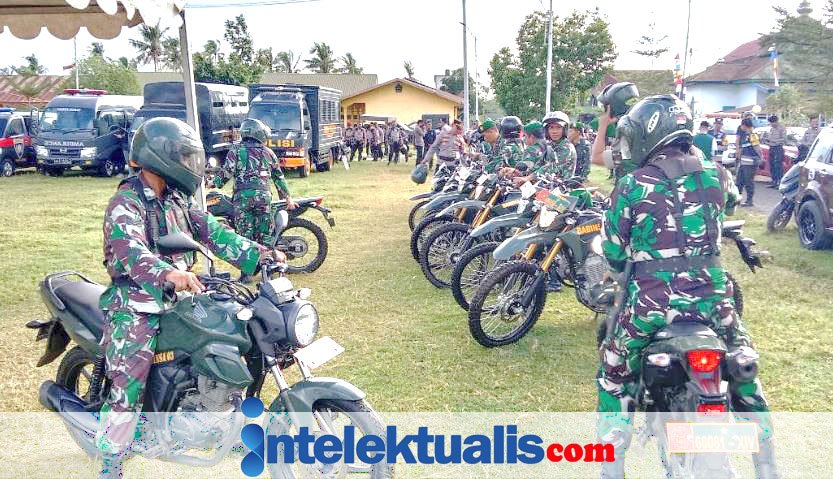 EEdukasi Dandim Sidrap Terkait Keamanan Kesiapan Pilkada Pada Acara Simulasi