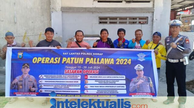 Operasi Patuh Pallawa: Sat Lantas Polres Sidrap Tingkatkan Kesadaran Berlalu Lintas