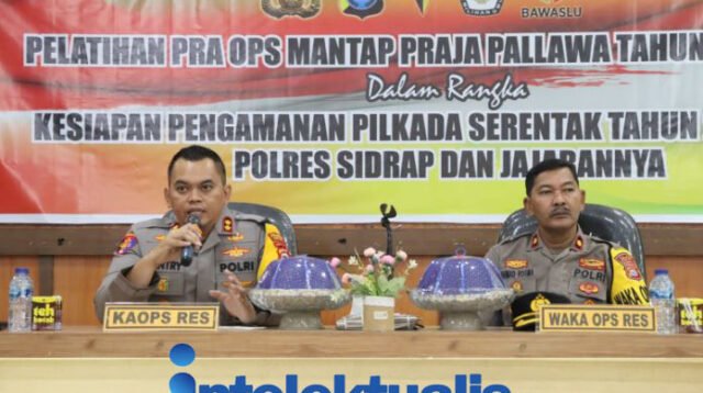 AKBP Dr. Fantry Taherong Komandoi Latpra Ops Mantap Praja 2024: Meningkatkan Kesiapan Keamanan Pilkada Sidrap