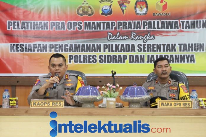 AKBP Dr. Fantry Taherong Komandoi Latpra Ops Mantap Praja 2024: Meningkatkan Kesiapan Keamanan Pilkada Sidrap