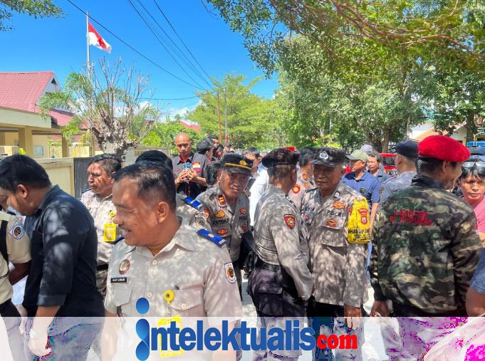 Demo LMR-RI di Kantor BPN, Polres Sidrap Siapkan Pengamanan Maksimal
