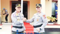 AKBP Erwin Syah Sambut Hangat Pejabat Baru AKBP Dr. Fantry Taherong di Mapolres Sidrap