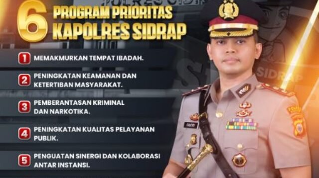 AKBP Dr. Fantry Taherong Inisiasi Enam Program Prioritas Demi Sidrap yang Lebih Aman dan Tertib
