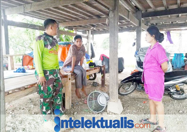 Serda Muh.Ali Hanapi Babinsa Desa Talawe Amankan ODGJ