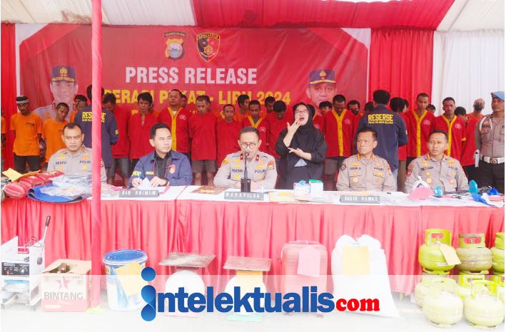 Berjumlah 847 Orang Ditangkap Polda Sulsel Selama Operasi Pekat Liput 2024