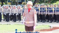 Iptu Patria Pratama Sukses Memimpin Pasukan Dalam Upacara Hari Bhayangkara Ke-78 di Sidrap