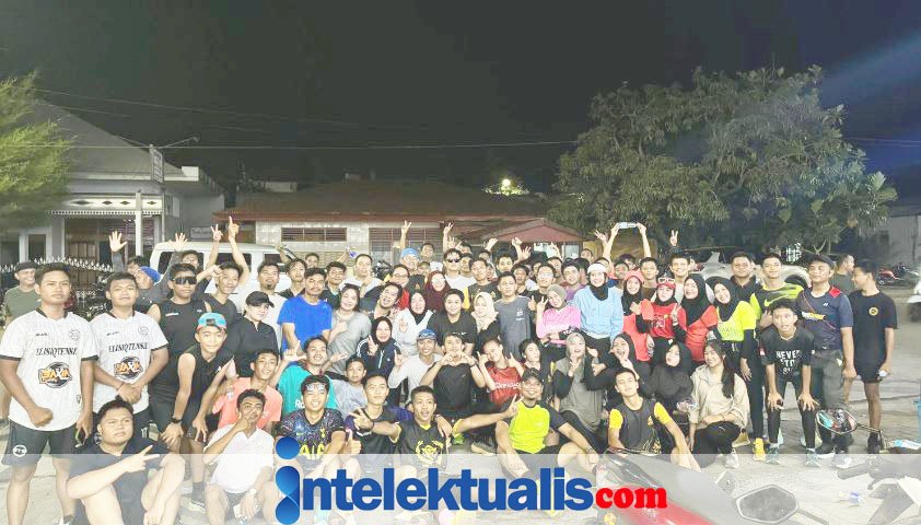 Sebanyak 100 Peserta Dari Sidrap Ikut Lomba Lari Dalam Acara Night Run