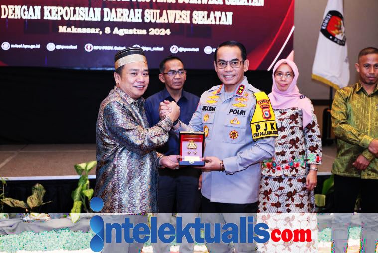 Penandatanganan Perjanjian Kerjasama Antara KPU Provinsi Sulsel dan POLDA Sulsel
