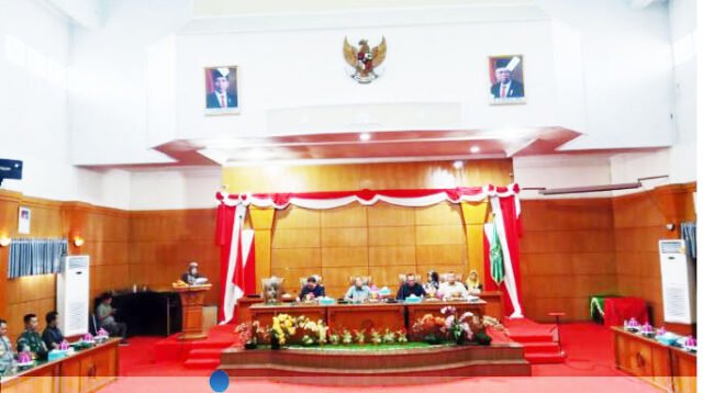 Dandim 1420/Sidrap Hadiri Rapat Paripurna di DPRD Bahas Ranperda RPJPD Tahun 2024-2025