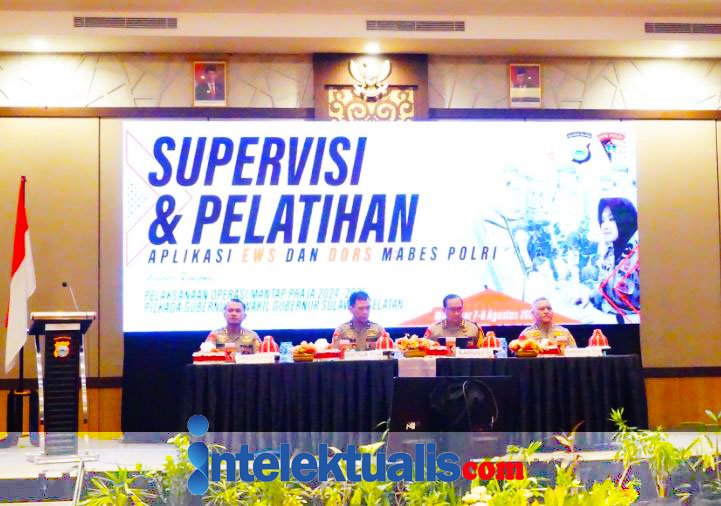 Supervisi dan Pelatihan Aplikasi EWS Dan DORS di Polda Sulsel Oleh Tim Mabes Polri