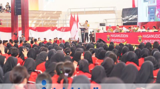 Kapolda Sulsel Jadi Narasumber di Kegiatan Pengenalan Kehidupan Kampus Mahasiswa Baru Universitas Hasanuddin 2024