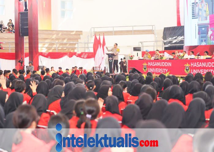 Kapolda Sulsel Jadi Narasumber di Kegiatan Pengenalan Kehidupan Kampus Mahasiswa Baru Universitas Hasanuddin 2024