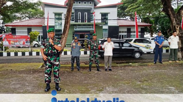 Kasdim 1420/Sidrap, Mayor Arm Ari Widarto, Berikan Arahan Kepada Anggota Damkar dan Linmas Sidrap