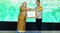 Kapolda Sulsel Dapat Penghargaan "Gender Champion"