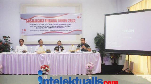 Dandim Sidrap Hadiri Sosialisasi Memitigasi Potensi Konflik Pilkada 2024